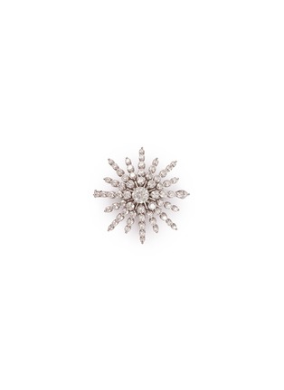 Main View - Click To Enlarge - LAZARE KAPLAN - LC-103022031-mounted diamond ttl(4.776carats 18K white gold GH-VVS-VS) STAR BURST Brooch