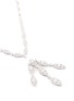 Figure View - Click To Enlarge - LAZARE KAPLAN - 'Marquiselle' diamond 18k white gold pendant necklace