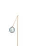 Detail View - Click To Enlarge - MIZUKI - Tahitian pearl 14k gold thread through bar earrings