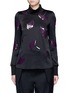 Main View - Click To Enlarge - 3.1 PHILLIP LIM - 'Gingko' sequin leaf crepe top