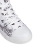 Detail View - Click To Enlarge - AKID - Anthony Hi' bandana print canvas high top kids sneakers