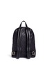 Detail View - Click To Enlarge - MISCHA - Hexagon print coated canvas backpack