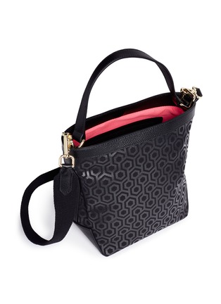 Detail View - Click To Enlarge - MISCHA - 'Bucket bag' in classic hexagon print