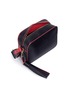  - MISCHA - Monogram' perforated logo leather crossbody bag