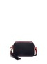 Main View - Click To Enlarge - MISCHA - Monogram' perforated logo leather crossbody bag