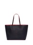 Main View - Click To Enlarge - MISCHA - Monogram' perforated logo leather East West tote
