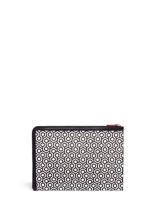 Detail View - Click To Enlarge - MISCHA - A4 Folio Clutch' in classic hexagon print