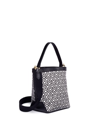 Detail View - Click To Enlarge - MISCHA - 'Bucket bag' in classic hexagon print