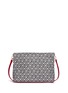 Detail View - Click To Enlarge - MISCHA - Hexagon print crossbody clutch