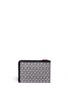 Detail View - Click To Enlarge - MISCHA - 'Folio clutch' in classic hexagon print