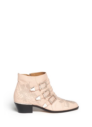 Main View - Click To Enlarge - CHLOÉ - Stud leather ankle boots