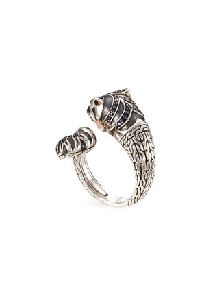 Figure View - Click To Enlarge - JOHN HARDY - Sapphire spinel topaz silver Macan bypass ring