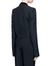 Back View - Click To Enlarge - HAIDER ACKERMANN - Decorative pocket cropped jacket