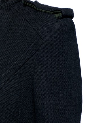 Detail View - Click To Enlarge - HAIDER ACKERMANN - Wool linen blend trench coat