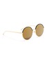 Figure View - Click To Enlarge - STEPHANE + CHRISTIAN - 'Cantabile' coated rim round metal mirror sunglasses