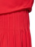 Detail View - Click To Enlarge - LANVIN - Neck tie pleated crepe dress