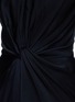 Detail View - Click To Enlarge - ALEXANDER MCQUEEN - Knot detail drape cady gown