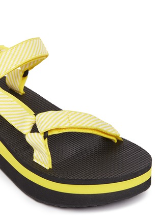 Detail View - Click To Enlarge - TEVA - 'Flatform Universal' candy stripe print sandals