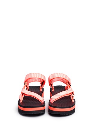 Front View - Click To Enlarge - TEVA - 'Flatform Universal' candy stripe print sandals