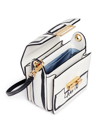 Detail View - Click To Enlarge - LANVIN - 'JiJi' mini contour print leather box bag