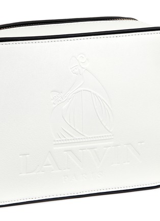 Detail View - Click To Enlarge - LANVIN - 'Nomad' mini logo leather camera bag