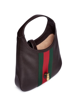 Detail View - Click To Enlarge - GUCCI - Jackie Soft' medium pigprint leather hobo bag