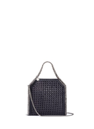 Main View - Click To Enlarge - STELLA MCCARTNEY - 'Falabella' mini woven two-way chain tote