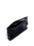 Detail View - Click To Enlarge - LOEWE - 'T Pouch' large leather zip clutch