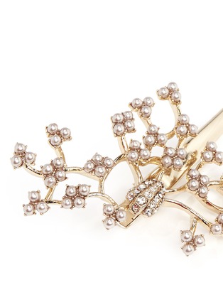 Detail View - Click To Enlarge - LULU FROST - 'Jackie' glass seed pearl vine hair clip