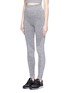 Front View - Click To Enlarge - 72883 - 'Breathe' circular knit leggings