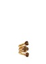 Figure View - Click To Enlarge - GUCCI - Tiger head double wrap coil ring