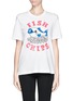 Main View - Click To Enlarge - MARKUS LUPFER - 'British Fish & Chips' sequin Alex T-shirt