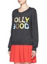 Front View - Click To Enlarge - MARKUS LUPFER - 'Jolly Good' sequin Joey sweater 