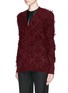 Front View - Click To Enlarge - 3.1 PHILLIP LIM - Diamond fringe jacquard mohair-wool cardigan