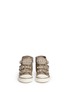 Figure View - Click To Enlarge - ASH - 'Frog' stud leather infant sneakers
