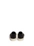 Back View - Click To Enlarge - RICK OWENS  - 'Sphinx' embroidery skate slip-ons