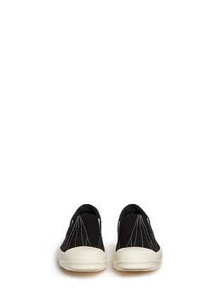 Figure View - Click To Enlarge - RICK OWENS  - 'Sphinx' embroidery skate slip-ons