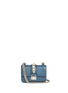 Main View - Click To Enlarge - VALENTINO GARAVANI - 'Rockstud Lock' mini leather chain bag
