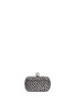 Main View - Click To Enlarge - ALEXANDER MCQUEEN - Stud skull leather box clutch