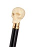 Detail View - Click To Enlarge - ALEXANDER MCQUEEN - Ivory skull cane