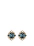 Main View - Click To Enlarge - ST. JOHN - 'Ornate' Swarovski crystal pearl pavé earrings