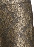 Detail View - Click To Enlarge - ST. JOHN - 'Emma' metallic floral lace cropped pants