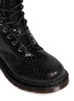 Detail View - Click To Enlarge - DR. MARTENS - 'Hi Shine Snake' python print leather boots