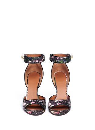 Figure View - Click To Enlarge - GIVENCHY - Collage floral print leather sandals