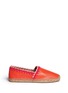 Main View - Click To Enlarge - TORY BURCH - Myra crochet leather espadrilles