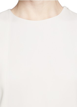 Detail View - Click To Enlarge - T BY ALEXANDER WANG - Stitch down drape shift dress
