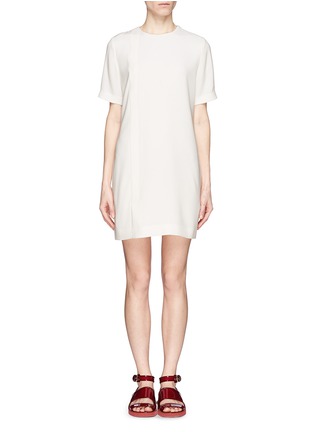 Main View - Click To Enlarge - T BY ALEXANDER WANG - Stitch down drape shift dress