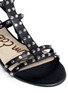 Detail View - Click To Enlarge - SAM EDELMAN - Berkeley stud leather flat sandals