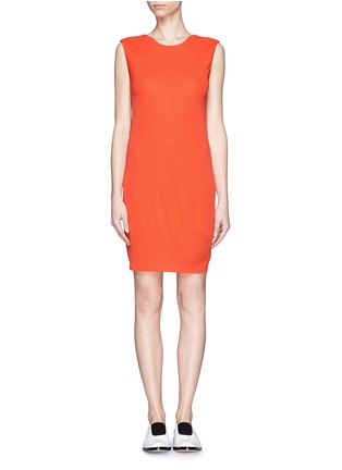 Main View - Click To Enlarge - T BY ALEXANDER WANG - Cross drape back jersey dress