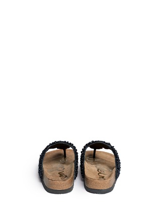 Back View - Click To Enlarge - SAM EDELMAN - Annalee beaded sandals